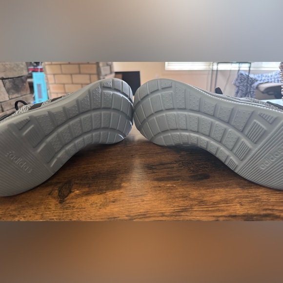 Adidas Men's Black and Gray Knit Sneakers - Picture 5 of 6